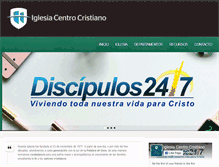 Tablet Screenshot of centrocristianocba.com.ar
